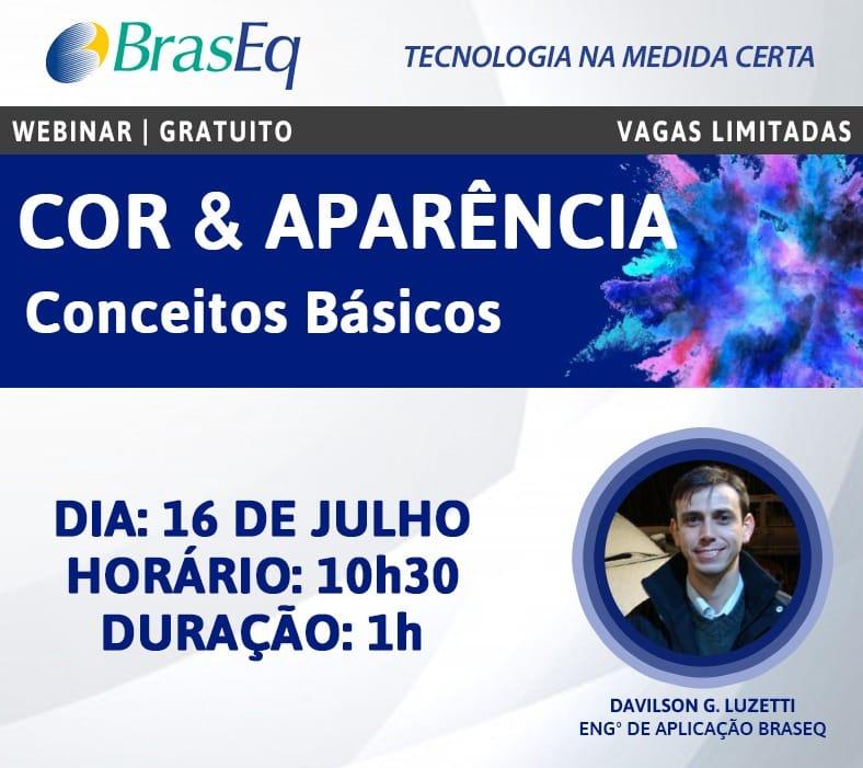 Webinar COR & APARÊNCIA – Conceitos Básicos